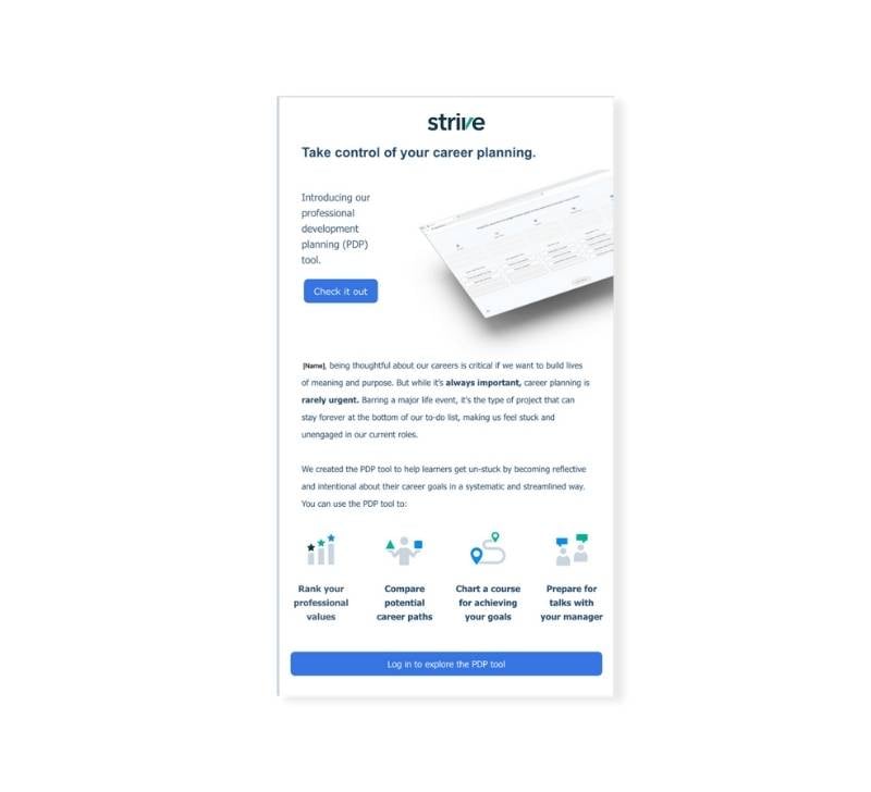 Strive email