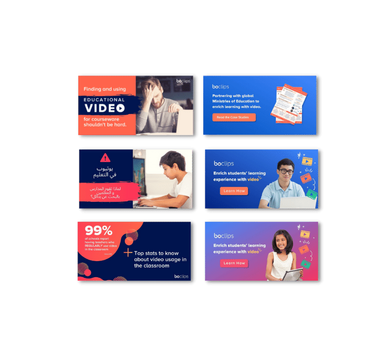 Boclips LinkedIn ads